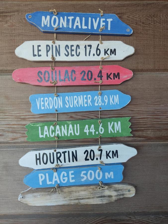 La Cabane Vensac Ocean Montalivet מראה חיצוני תמונה